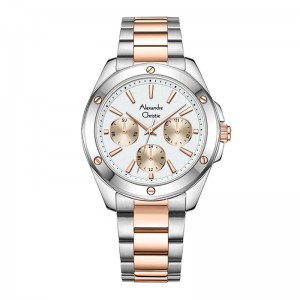 Alexandre Christie AC 2A72 Silver Rosegold BFBTRSL